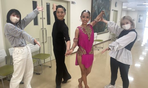 ダンススポーツ　JDSF日本強化選手　原澤英大さん・竹之内梨音さんによるダンスショー